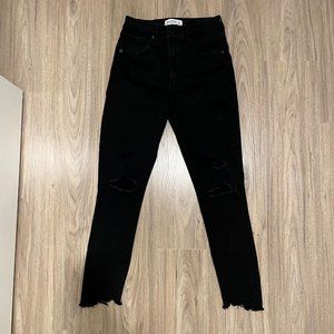Abercrombie Curve Love High Rise Super Skinny Ankle Jeans